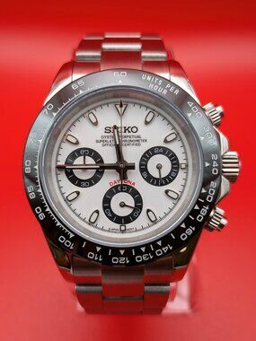 Seiko MOD | Panda Inspired Chronograph | VK63 quartz movement